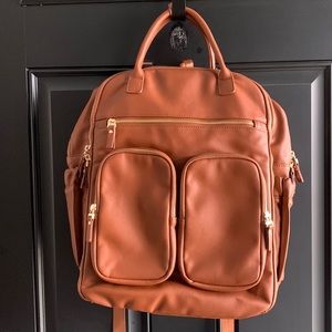 MOMINSIDE Leather Diaper Bag